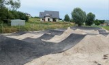 Nowoczesny pumptrack w parku w Boguchwale gotowy 