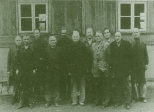Uczestnicy strajku z 1934 r. na zdjęciu po 20 latach