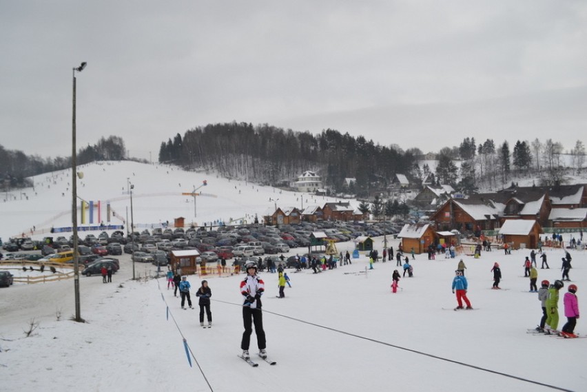 Zima 2016 na Kaszubach. Stoki narciarskie