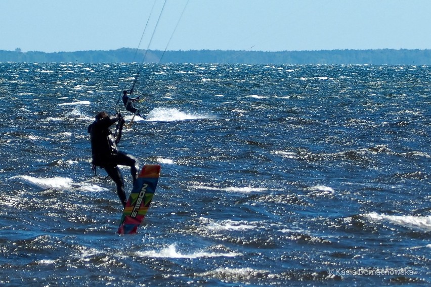 Ostatni weekend maja 2020 - kitesurfing na Zatoce Puckiej
