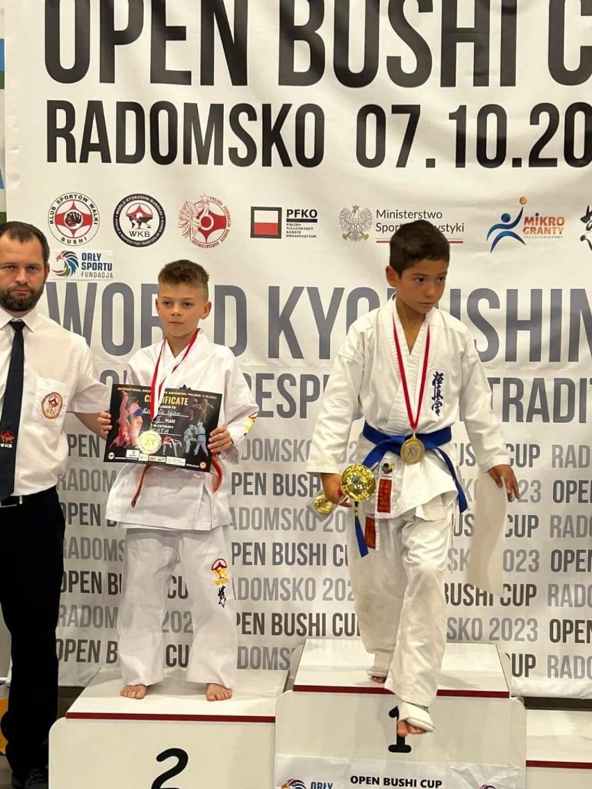 Zawodnicy Katei Karate Kyokushin zdobyli w Radomsku pięć...