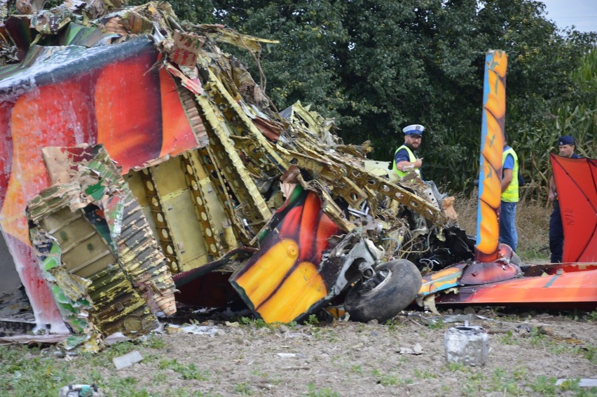 Wypadek samolotu pod Piotrkowem. Rozbił się Skyvan...