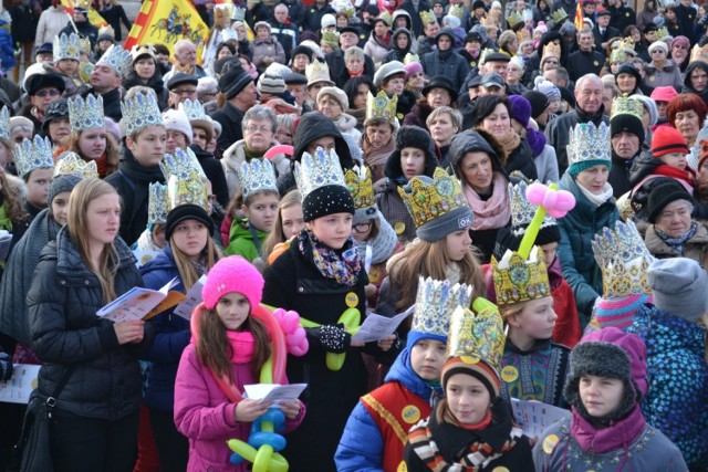 Orszak Trzech Króli w Człuchowie, 6.01.2014r