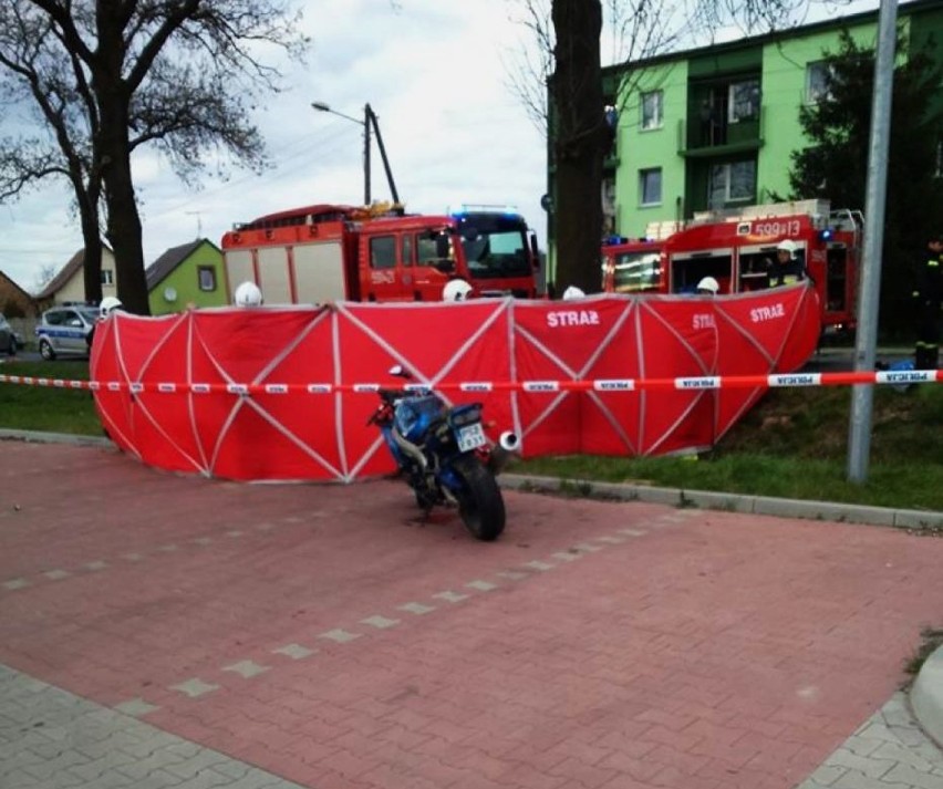 Wypadek w Kaźmierzu, do którego doszło w sobotę 18 kwietnia...