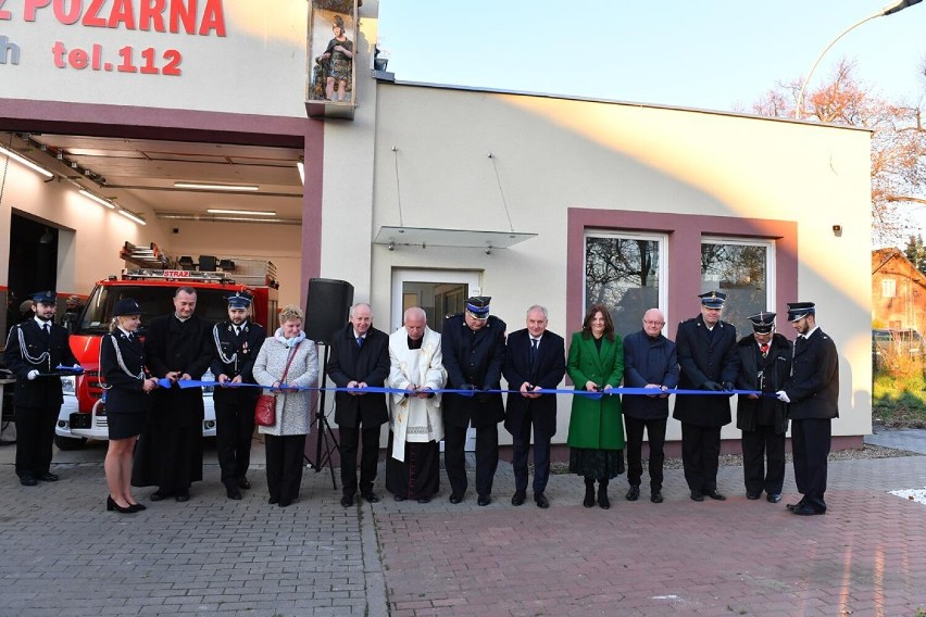 Uroczyste otwarcie rozbudwanej strażnicy