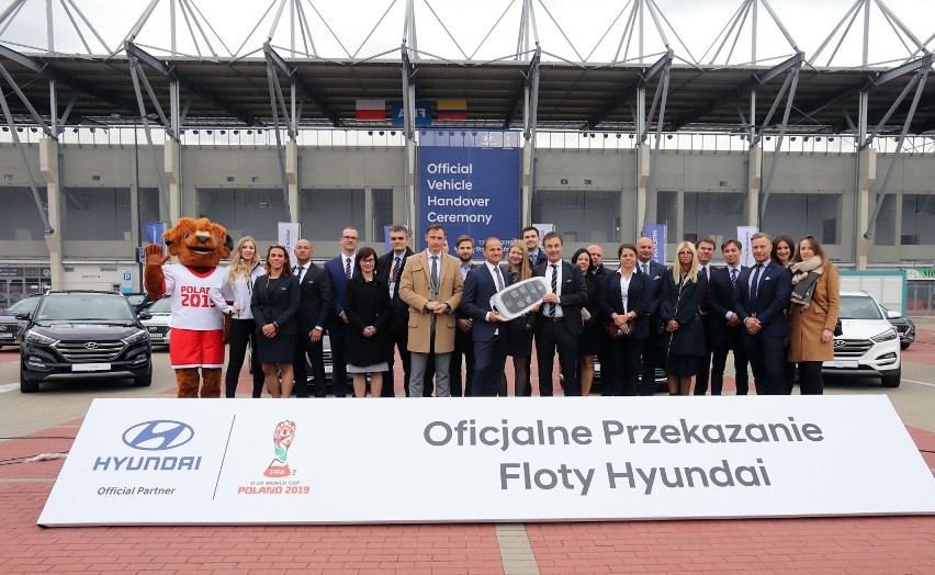 112 lśniących Hyundai przekazano do logistycznej obsługi Mistrzostw Świata FIFA U-20 Polska 2019 [ZDJĘCIA FILM]