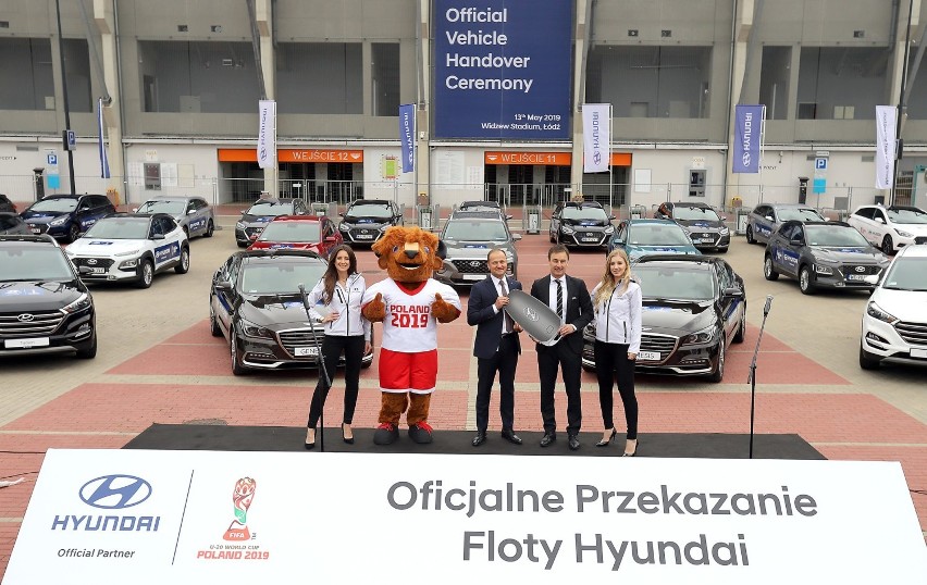 112 lśniących Hyundai przekazano do logistycznej obsługi Mistrzostw Świata FIFA U-20 Polska 2019 [ZDJĘCIA FILM]