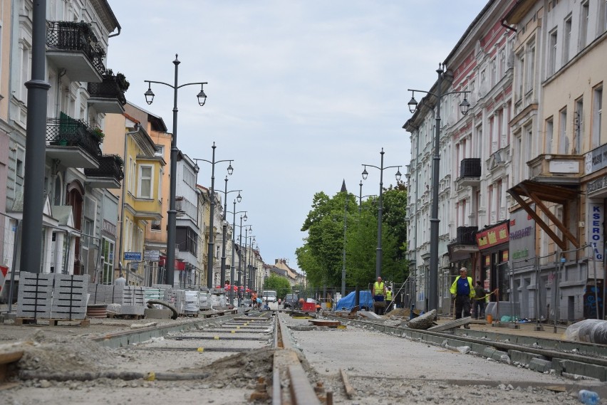 Przebudowa ulic: Chrobrego i Mieszka rozpoczęła się w maju...