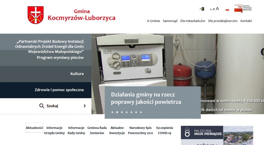 13. Kocmyrzów - Luborzyca - 5,25 procent starych kotłów...