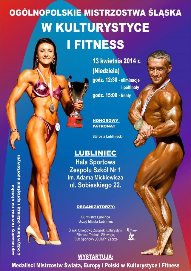 Lubliniec: Ogólnopolskie Mistrzostwa Śląska w Kulturystyce i Fitness