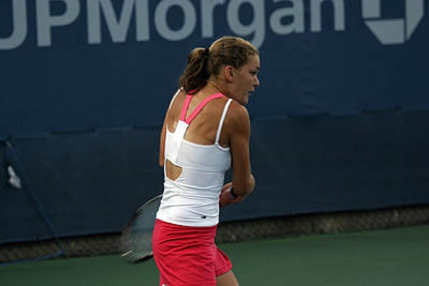 Agnieszka Radwańska w US Open. Fot: Piotr Szerszeń Madej