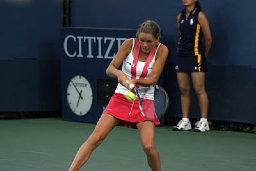 Agnieszka Radwańska w US Open.  Fot: Piotr Szerszeń Madej
