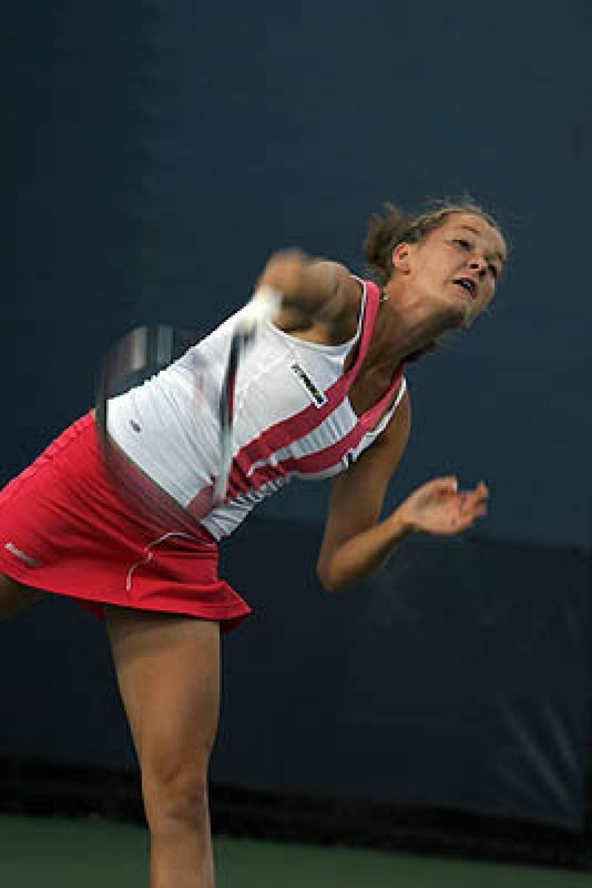 Agnieszka Radwańska w US Open.  Fot: Piotr Szerszeń Madej