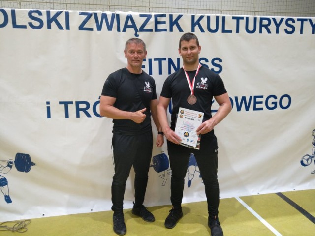 Brązowy medal mistrzostw Polski zawodnika UKS-u Sokół Krzywiń