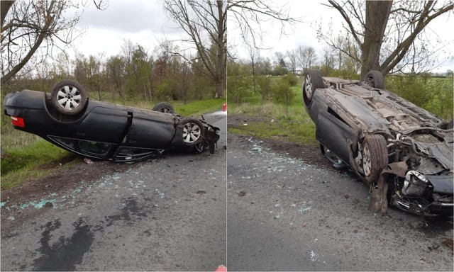 Wypadek na ul. Pątnowskiej w Legnicy