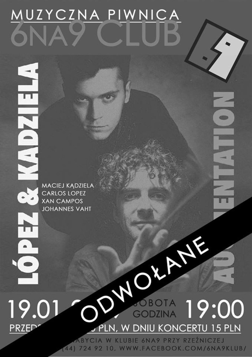 Żałoba po prezydencie Pawle Adamowiczu. Jakie koncerty odwołano w ten weekend w Tomaszowie? [plakaty]