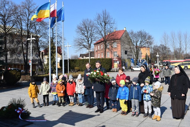 Uroczystości na placu Kościuszki w Oświęcimiu w Narodowym Dniu Pamięci Żołnierzy Wyklętych