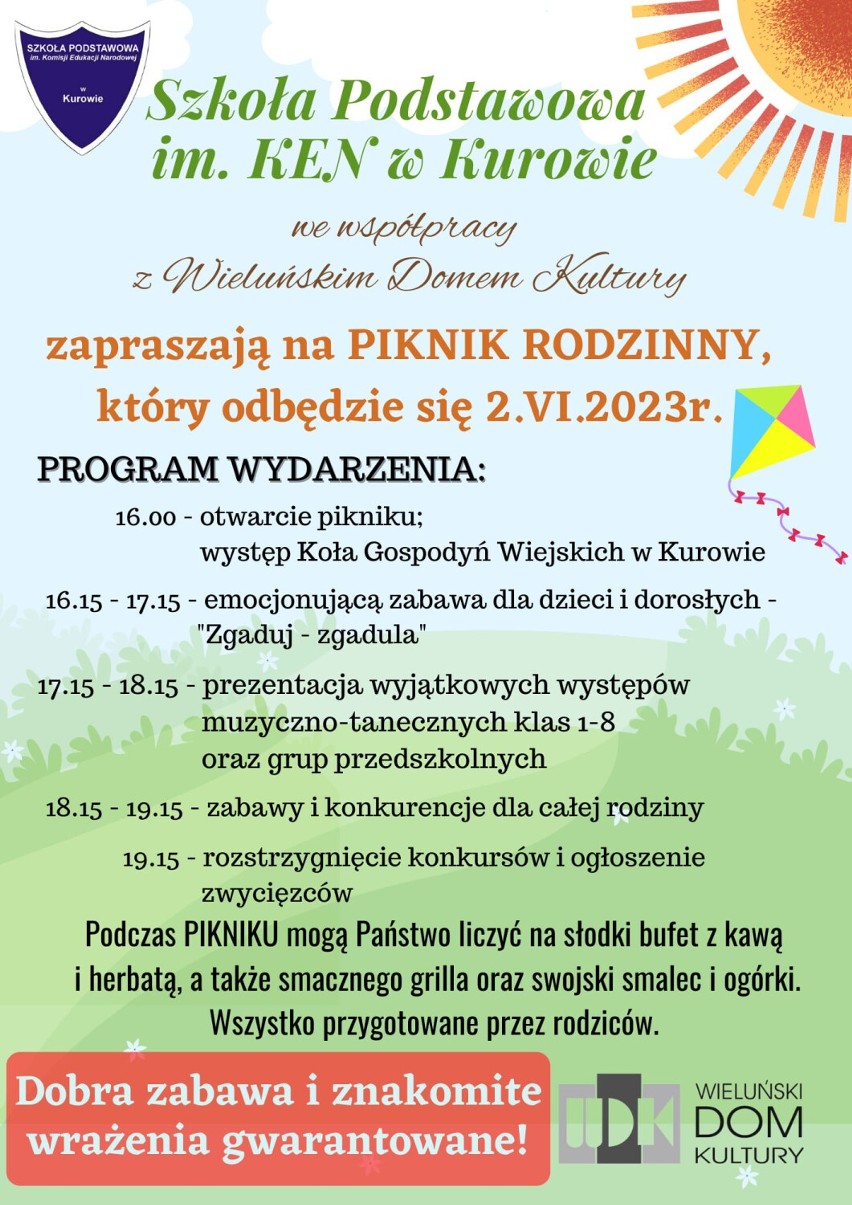 2 czerwca Szkoła Podstawowa w Kurowie we współpracy z...