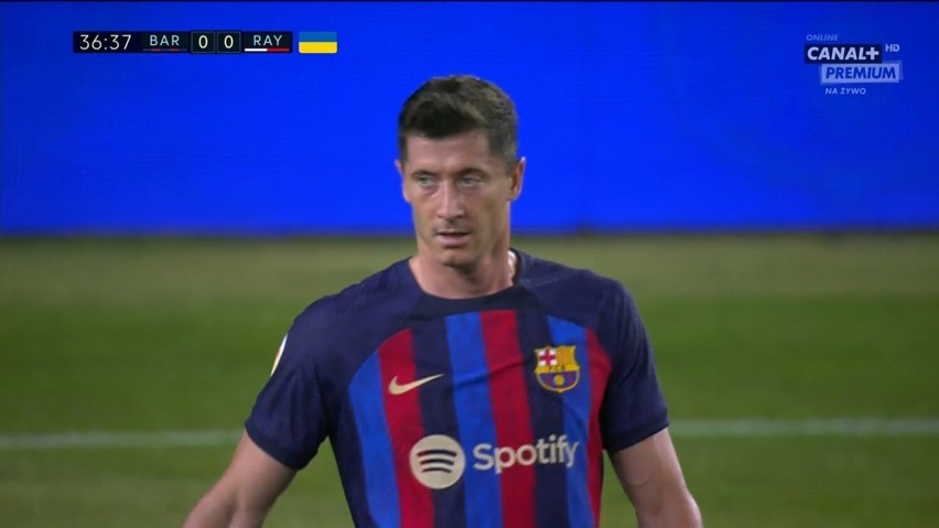Robert Lewandowski bez gola, Barcelona tylko na remis z Rayo Vallecano. Rozczarowanie po pierwszym meczu La Ligi