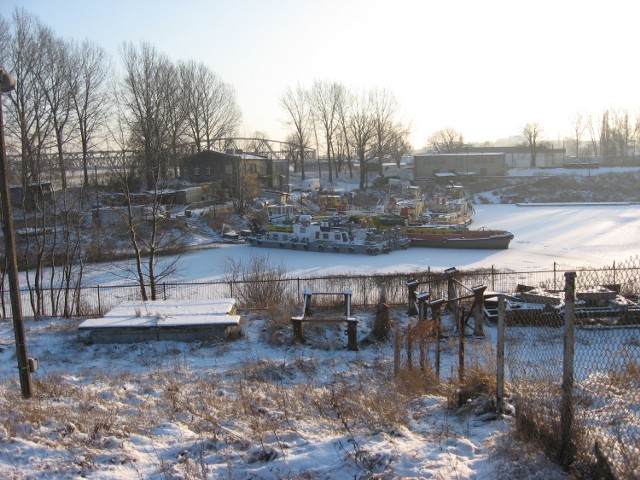 Zamarznięty Port w Tczewie