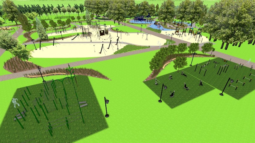 park rekreacji inspirowany twórczością Tuwima