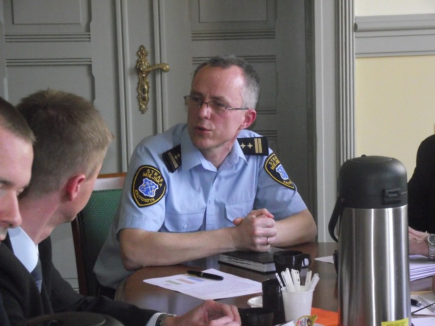 Komendant straży Waldemar Wujczyk