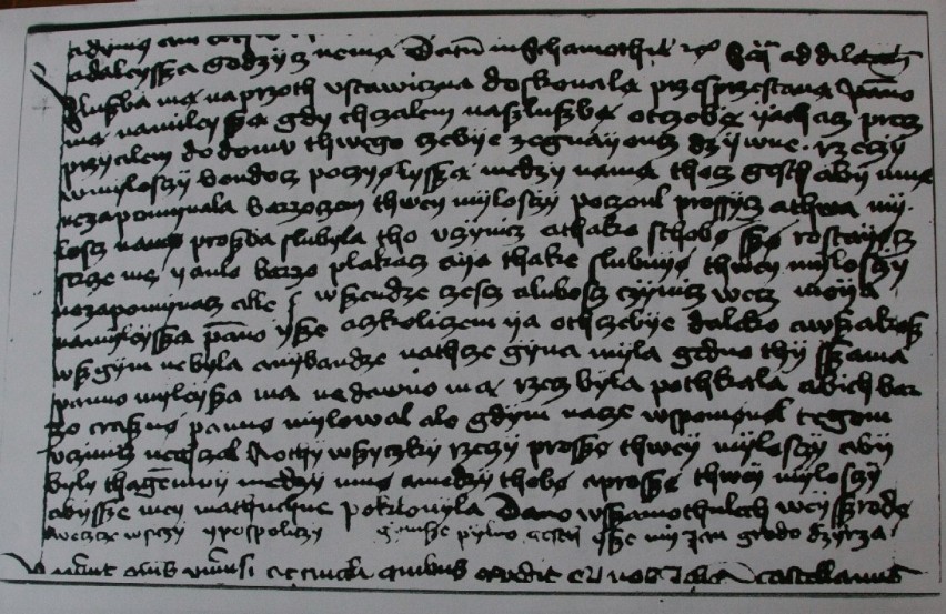 Czy wiesz, że...
Najstarszy polski list miłosny napisał w XV...