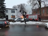  Pożar samochodu na ulicy Struka w Budzyniu[ZDJĘCIA]