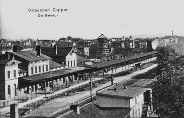 Sopocki dworzec ok. 1900 r.
