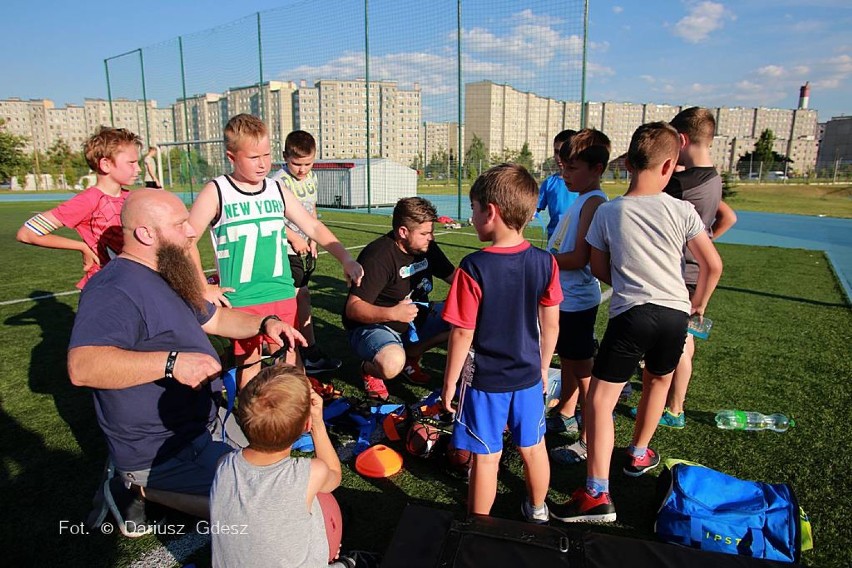 Trenują najmłodsi futboliści  Miners Wałbrzych