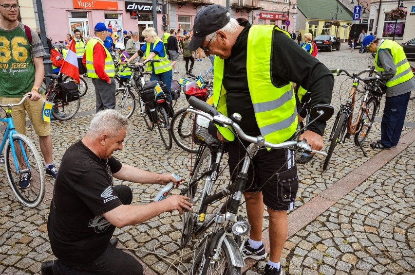 Rodzinny rajd rowerowy w Skierniewicach