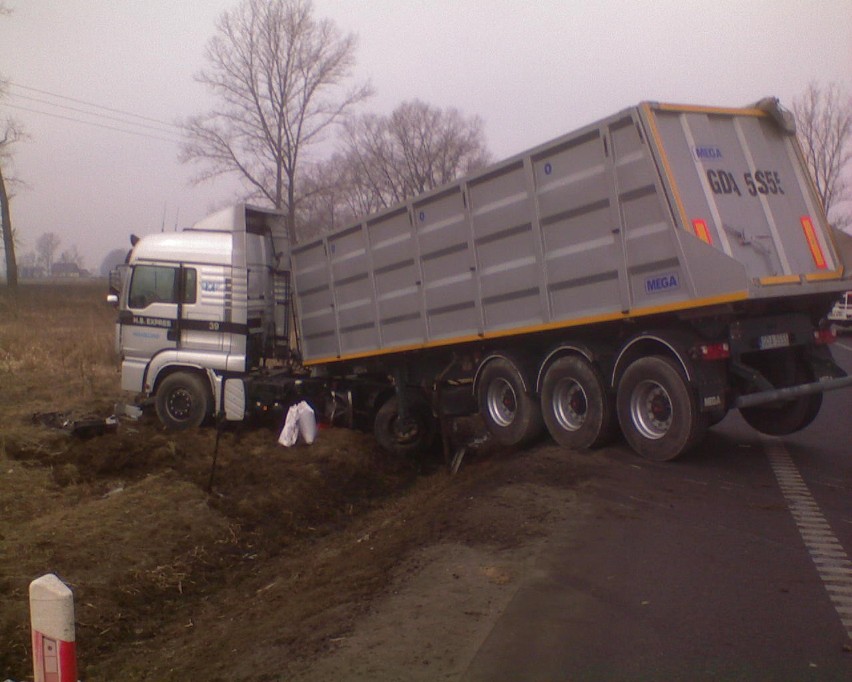 Śmiertelny wypadek motocyklisty