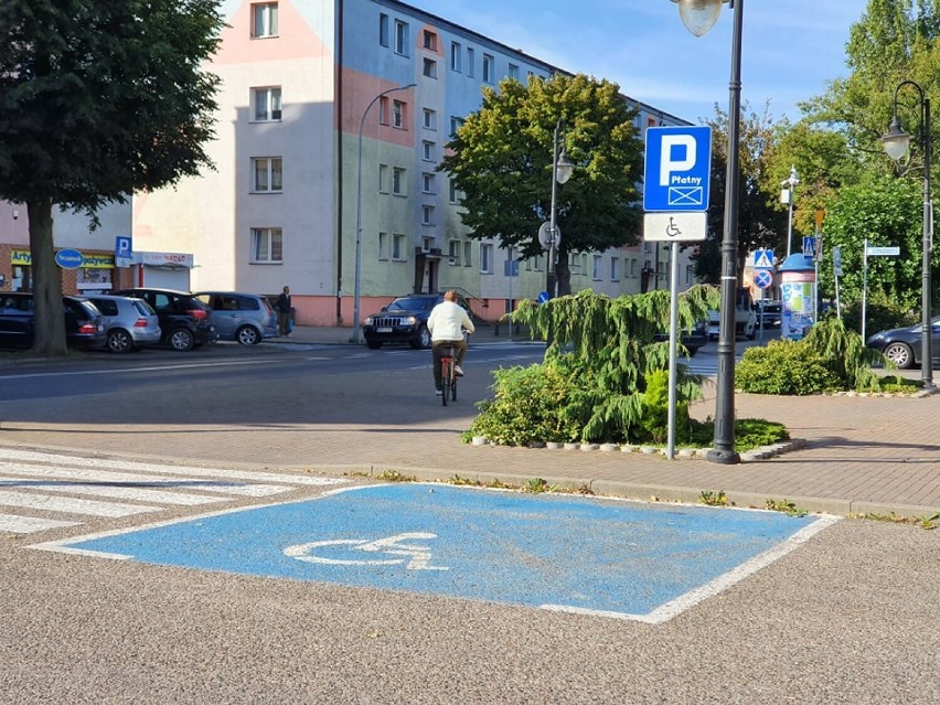 Miejsca parkingowe w Pucku dla osób niepełnosprawnych