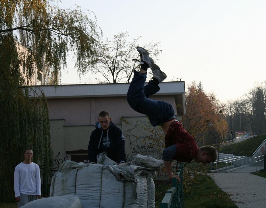 Dla freerunnerów każde miejsce na trening jest dobre