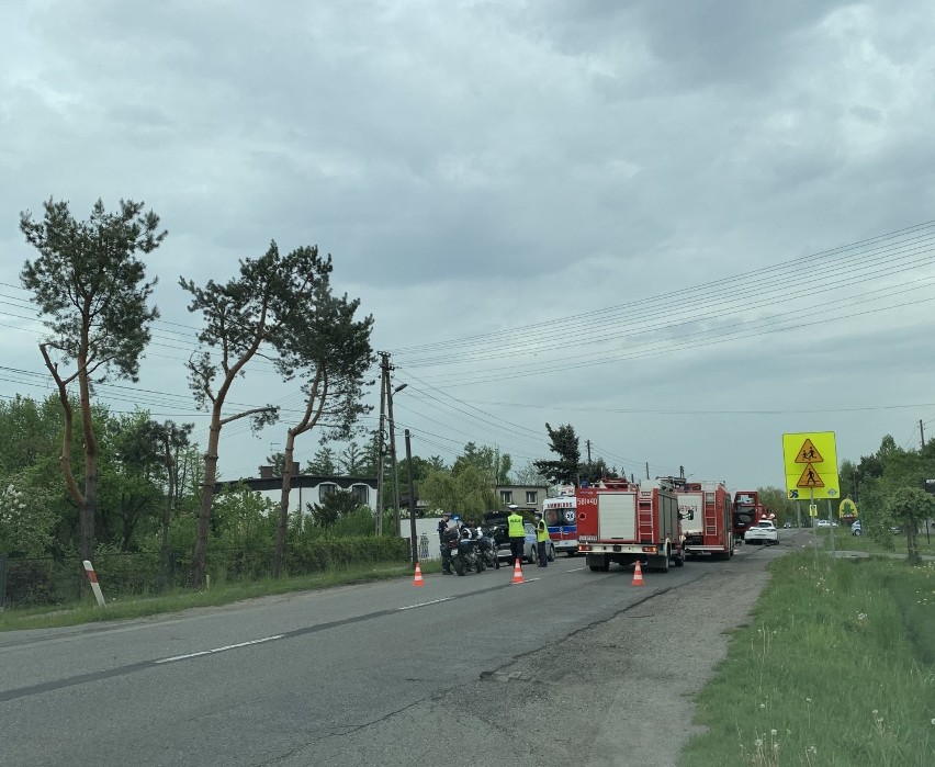 Wypadek w Stanowicach w powiecie rybnickim. Zderzyły się ze sobą dwa samochody 