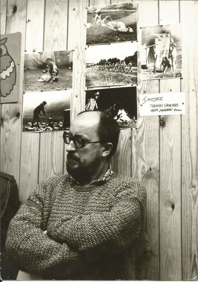 hm Jerzy Ridan Konkurs Harcerskiej Fotografii -Korzkiew 1987 rok.