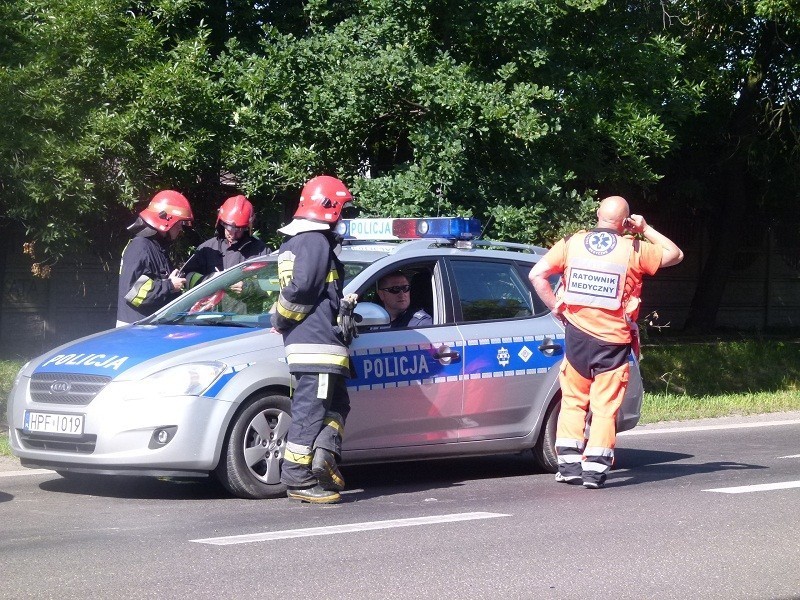 Kilkumiesięczne dziecko trafiło szpitala