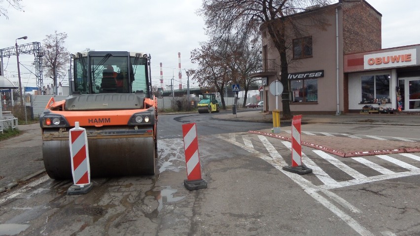 Myszków. Kończy się remont ulicy Słowackiego. Nowa nawierzchnia ZDJĘCIA