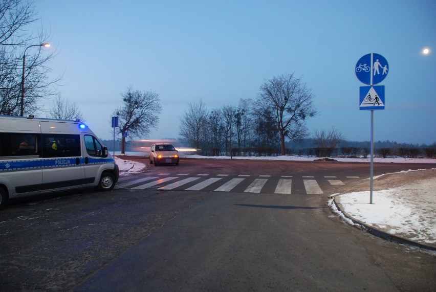 Potrącenie na przejściu dla pieszych