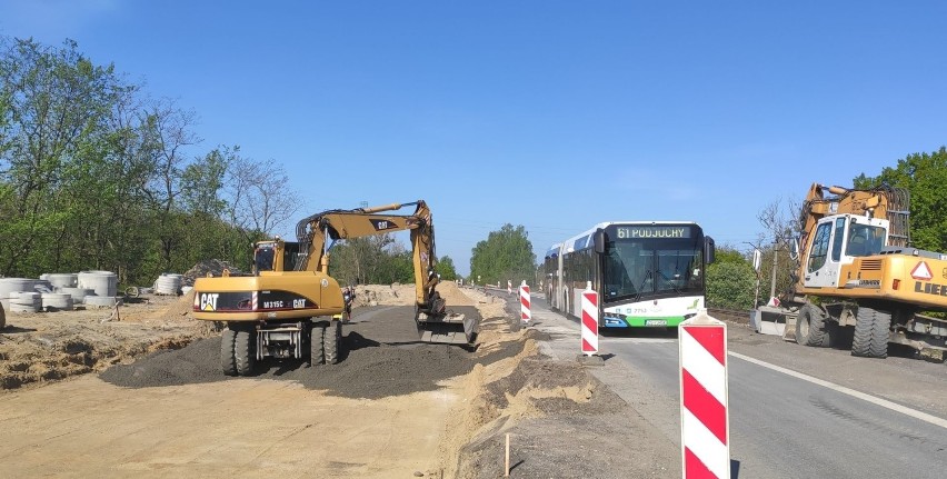 Węzeł Granitowa w Szczecinie - budowa.