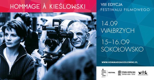 Zaproszenie na 8 edycję Festiwalu Filmowego Hommage à Kieślowski w Wałbrzychu i Sokołowsku