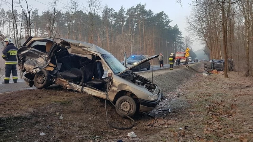 Do wypadku doszło dziś rano na Drodze Krajowej 56 w...