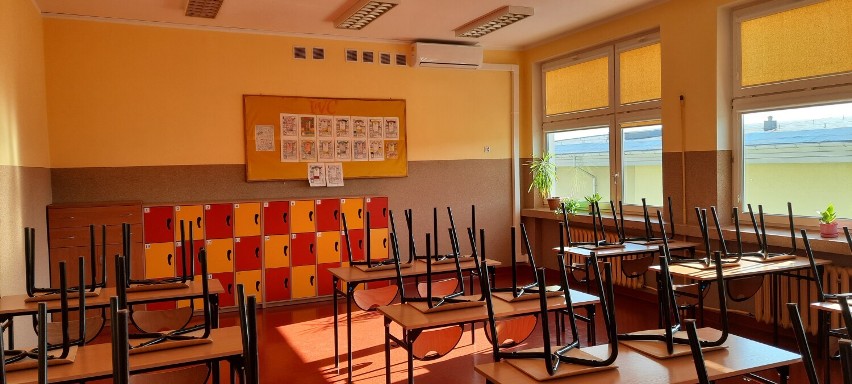 Gmina Szamocin sfinansowała remont szkolnej kuchni. W kilku klasach pojawiły się klimatyzatory.
