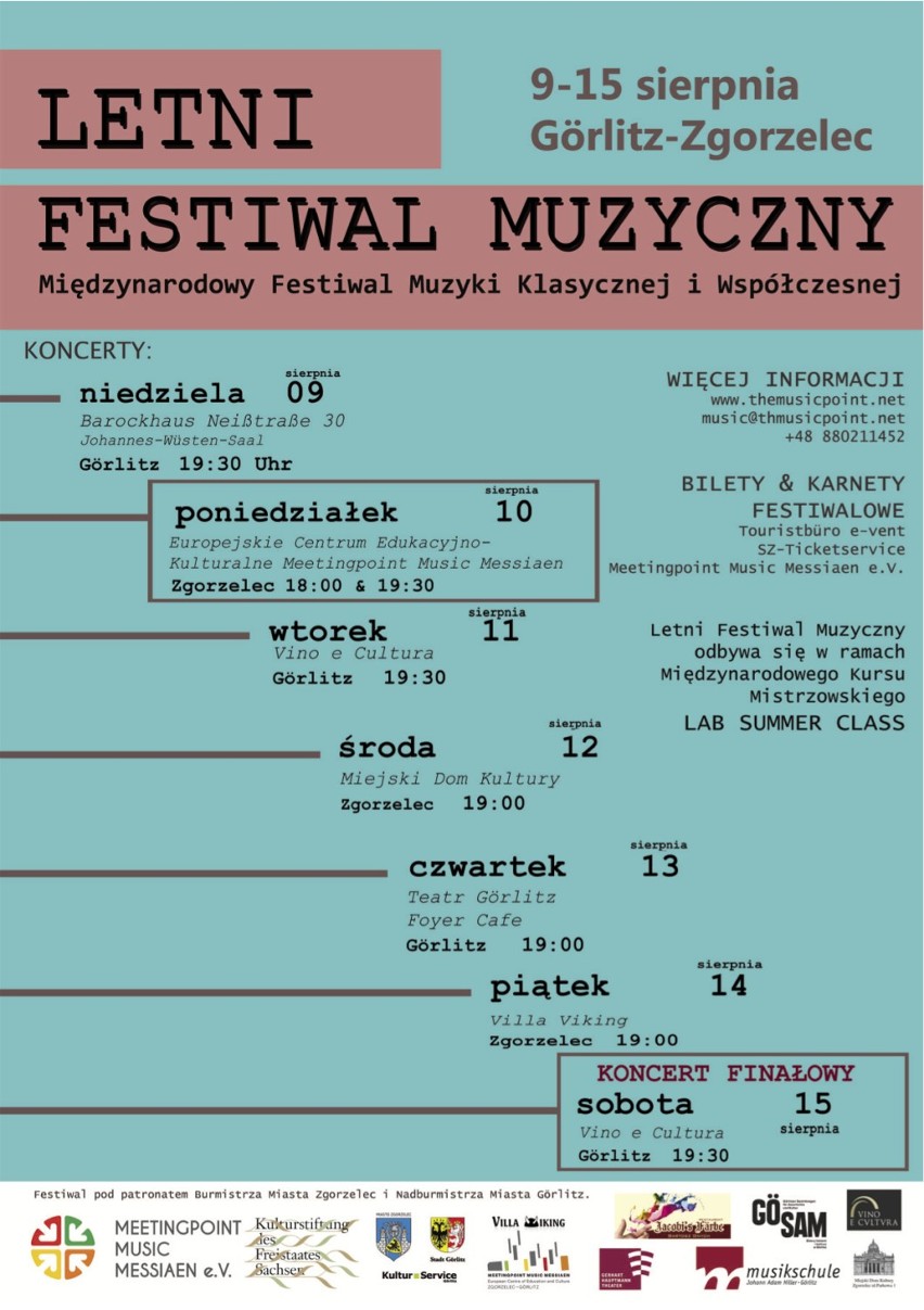 Letni Festiwal Muzyczny  Görlitz-Zgorzelec