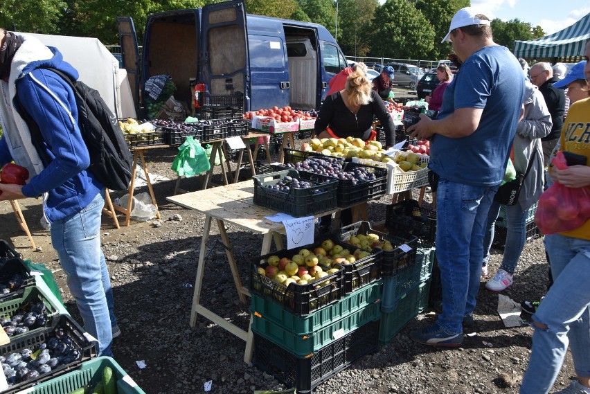 Na giełdzie w Gorzowie można kupić zarówno owoce i warzywa,...