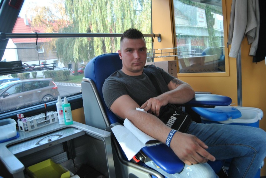 Akcja zbiórki krwi przy PSP w Kościanie FOTO