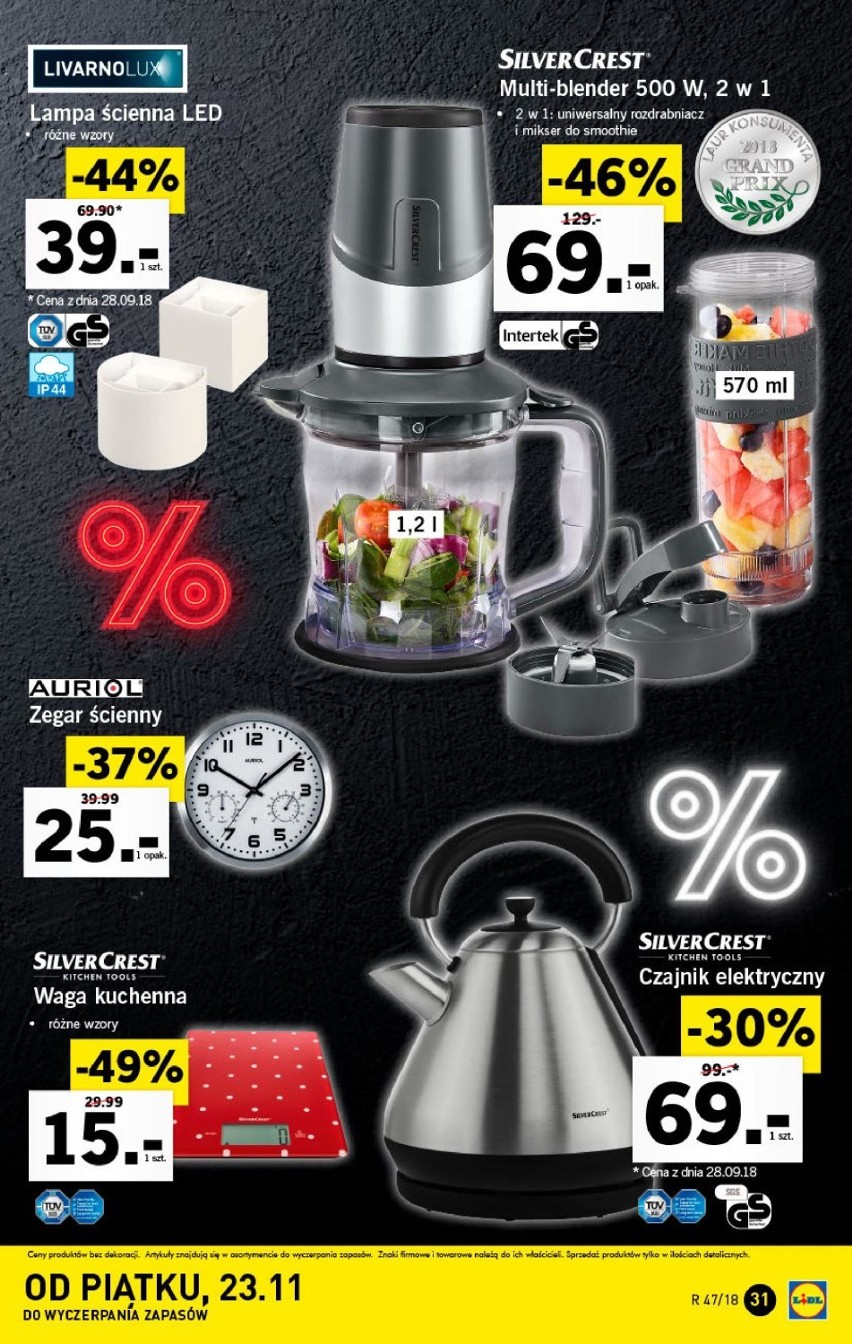 LIDL Black Friday 2018 - promocje na Czarny Piątek [GAZETKA LIDLA]