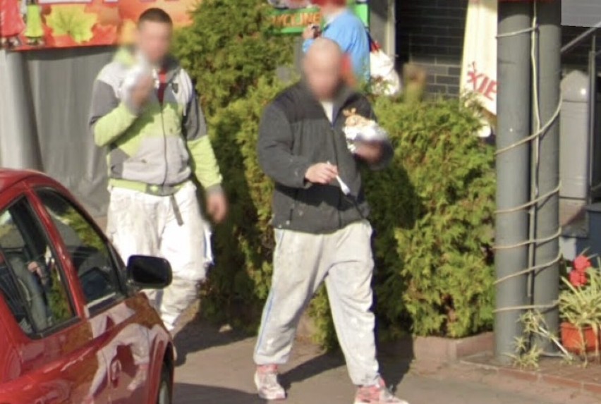 Sądeczanie na zakupach na zdjęciach Google Street View