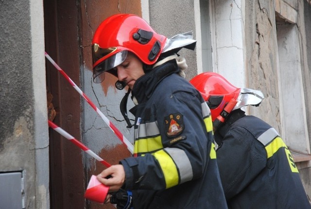 Pożar opuszczonego budynku w Kościanie