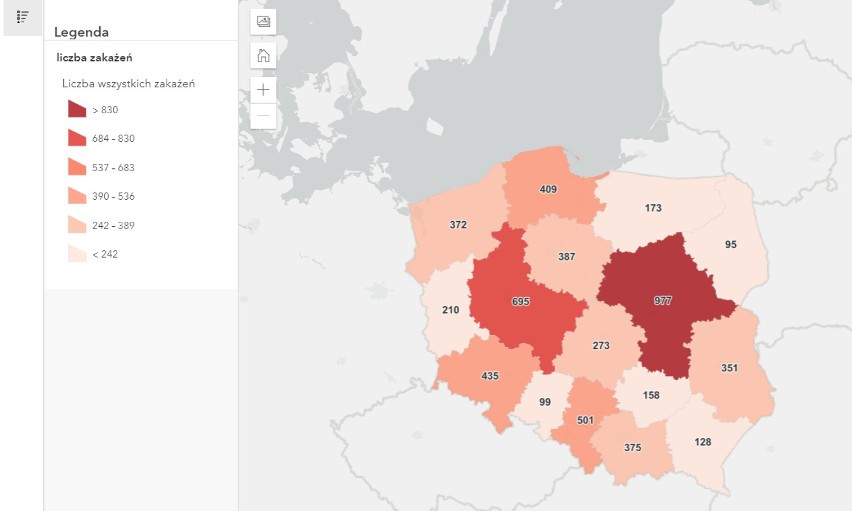 Koronawirus nie ominął mieszkańców powiatów: oświęcimskiego,...